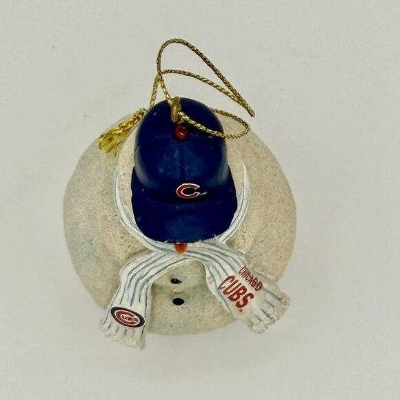 Chicago Cubs Snowman Christmas Ornament 4" - Picture 7 of 7